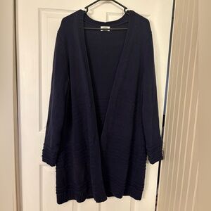 Old Navy Women's Deep Blue Cardigan Sweater